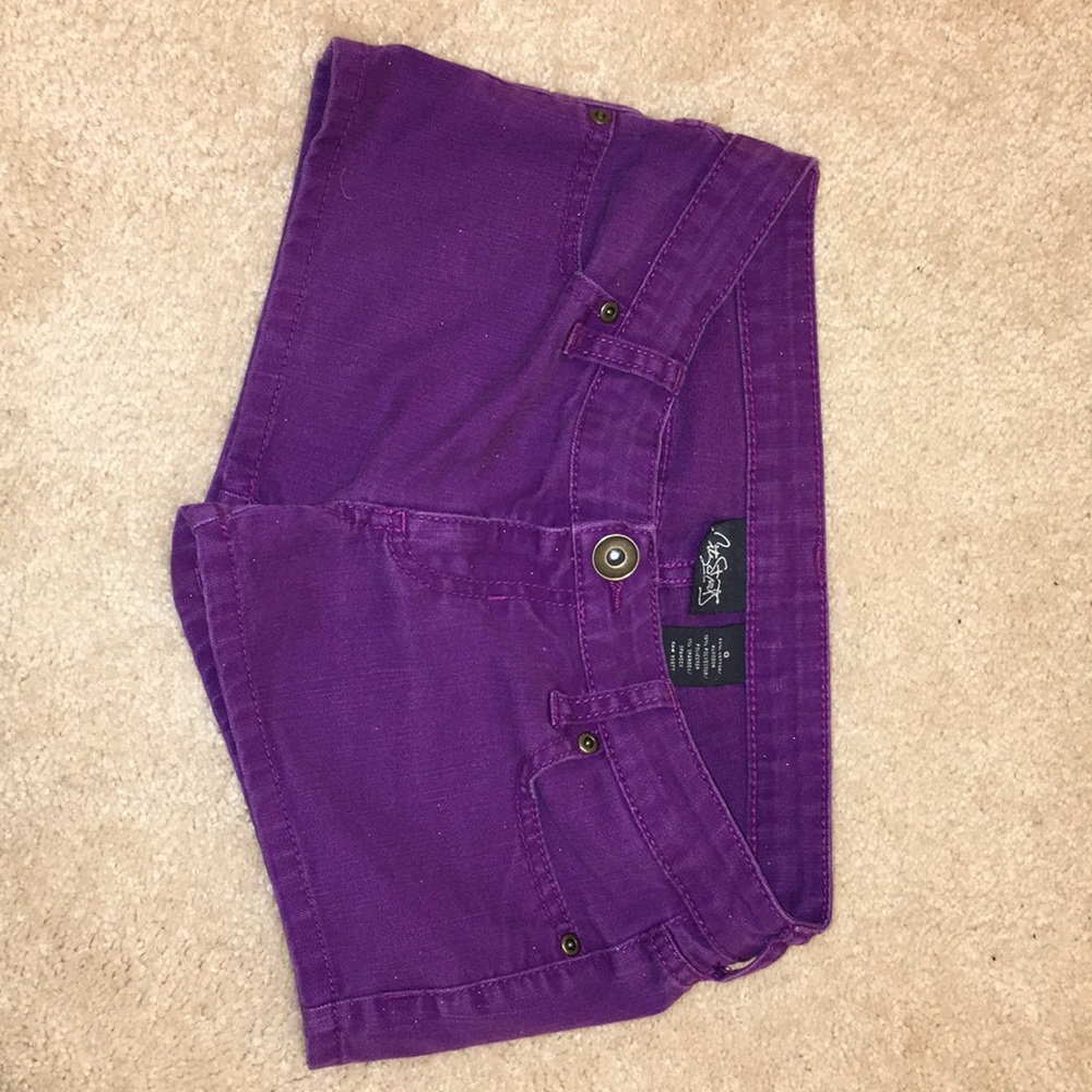 City Streets purple shorts size 0